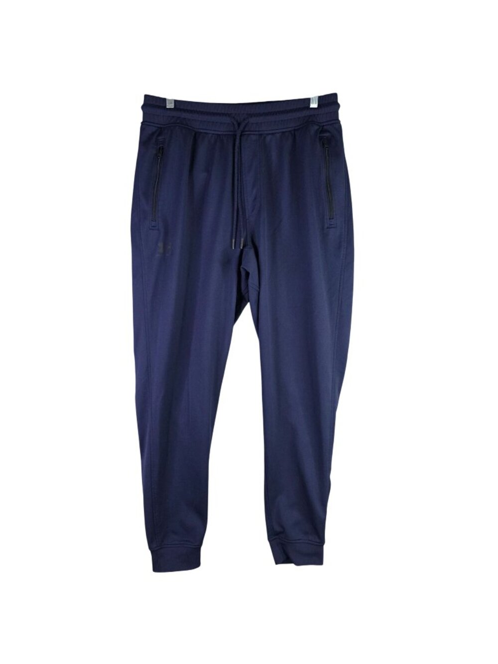 Mens Under Armour Navy Blue Loose Fit Joggers Polyester Blend Drawstring Size L